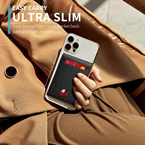 RUNBOX Wallet for Men Slim 11 Credit Card Holder Slots Leather RFID Blocking Small Thin Men's Wallet Bifold Minimalist Front Pocket Large Capacity Gift Box - Thumbnail 5