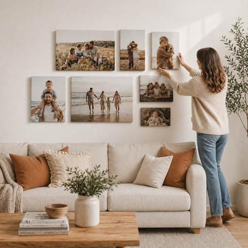 Custom Canvas Prints Personalized with Your Photo for Graduation & Fathers Gifts, Ships Next Day Ready to Hang, Made in USA - Ideal for Wedding, Baby, Family & Pet Memorial Gift (Framed 11x14 Inch) - Thumbnail 6