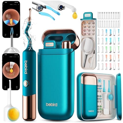 Bebird Earsight Ultra Ear Wax Removal Tool Camera, FSA HSA Eligible, 2K HD Ear Cleaner with Camera Otoscope, 90-Min Battery Earwax Remover & Visual Ear Pick Tweezers, Safe Ear Cleaning Kit for Family - Image 1