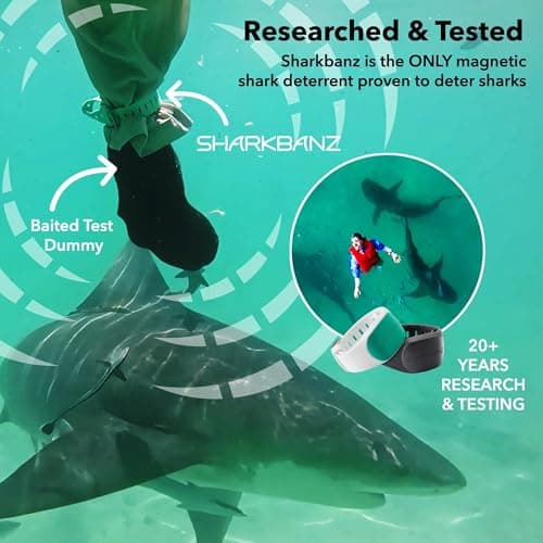 SHARKBANZ 2 - Magnetic Shark Deterrent Band for Swimming, Surfing, Diving, Snorkeling and All Ocean Sports - Thumbnail 3