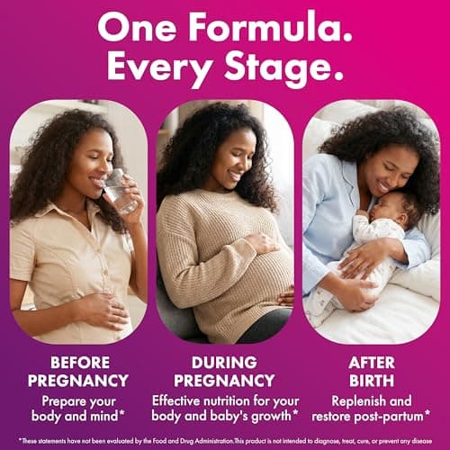 ILIVA Prenatal Vitamins for Women- Sophisticated Folate and 18 Vitamins and Minerals for Neural Tube Support & Fetal Brain Development, Gluten-Free, Dairy-Free & Soy-Free - 30 Capsules - 30 Servings - Thumbnail 3
