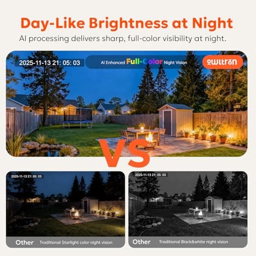 owltron Window Camera 3MP, 5G & 2.4GHz WiFi Indoor Cameras for Home Security with Al Color Night Vision, Human/Motion Detection, Anti-Glare, 24/7 Recording, Real-Time Alerts, Easy & Quick Install - Thumbnail 3