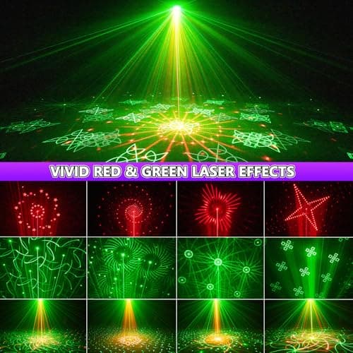 Party Light - Mini DJ Light Sound Activated Portable Disco Ball Strobe Light for Home Room Kids Adults Birthday Wedding - Thumbnail 6