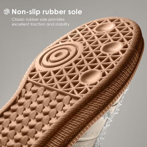 Vilanva Women's Lace Detail Fashion Sneakers Comfortable Casual Dress Sneakers with Retro Gum Sole Walking Trendy Footwear - Thumbnail 5