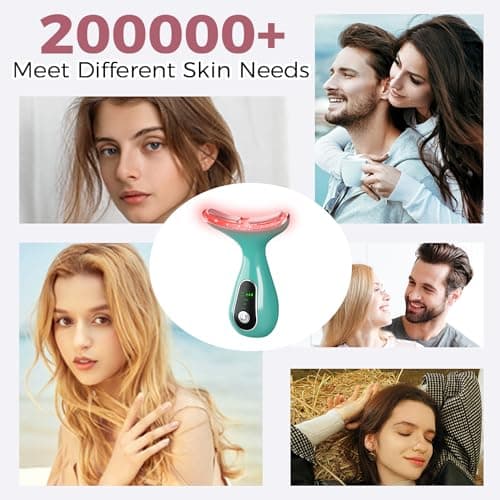 Facial Massager, Portable Face Neck Massager Wand for Skin Care - Thumbnail 6