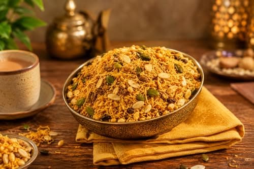 BIKAJI Dal Biji Namkeen 200g Pouch | Traditional Indian Crunchy Snack Mix Made with Lentils & Gram Flour | Mildly Spiced Savory Namkeen | Ready-to-Eat Tea Time Snack | Authentic Bikaneri Style Snack – 7.05 oz - Thumbnail 3