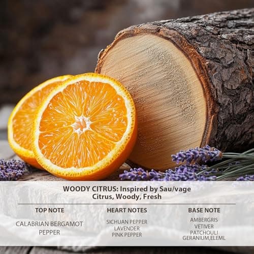 Car Air Fresheners (Woody Citrus) 2 Pack - Air Fresheners for Car Made in USA, Hanging Car Air Freshner with Anti-Leak Stick, Car Freshners Long Lasting (0.27 FL OZ x2) - Thumbnail 2