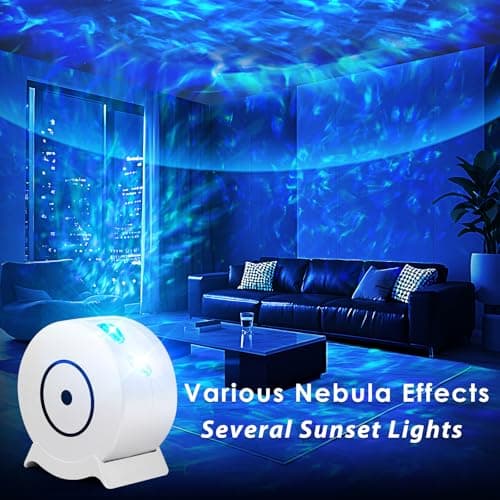 Incamity Galaxy Projector, Light Projector, Night Light Projector with 41 Lighting Modes, Galaxy Light Projector with Timer and Remote, for Kids Adults, Bedroom, Home Theater, Christmas - Thumbnail 4