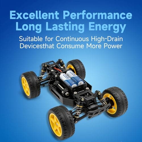 CARRY ANY Rechargeable AA Batteries Lithium 8-Pack 1.5V 4000mWh Long Lasting Double A Batteries with LED Display, Cycle Times Up to 2000 – Fast Charging for Blink Outdoor Cameras & Toys - Thumbnail 6