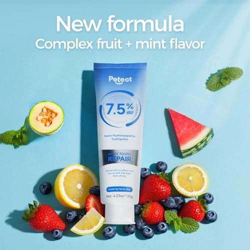 PETECT Hydroxyapatite Toothpaste 2-Pack, ICY Melon Mint Flavor, Enamel Protection Formula, Tooth Strengthening, Fresh Breath, Daily Use for Oral Health - Thumbnail 4