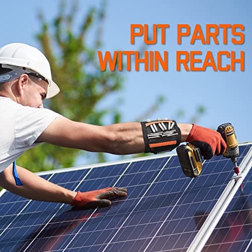 Lenski Gifts for Men, Magnetic Wristband Tool Belts for Men, Anniversary Birthday Gifts for Him,Wrist Magnetic Screw Holder with Strong Magnetic Holding Screws Tool, Cool Stuff Gadgets for Men - Thumbnail 6