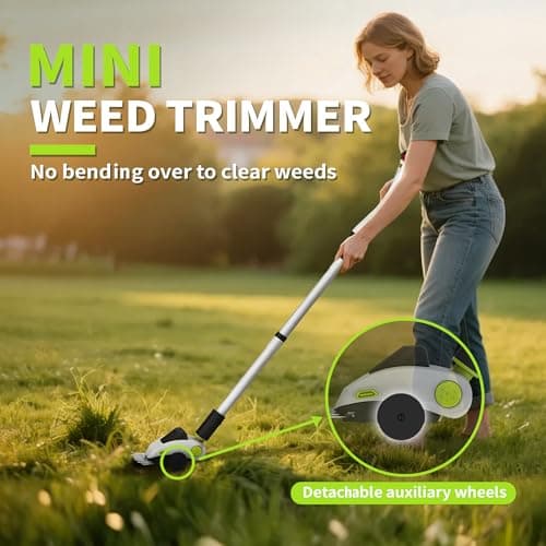 PadPure 2-in-1 Electric Hedge Trimmer Cordless, 2.2-4.5FT Adjustable Detachable Pole Battery Powered Hedge Trimmer with 2X 1.5Ah Batteries & Charger Included for Bush & Shrubs Pruning - Thumbnail 4