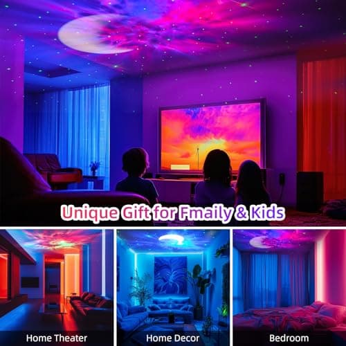 Star Projector Astronaut Galaxy Projector - Bluetooth Speaker, White Noise,Moon Nebula Night Light for Bedroom, 360° Adjustable,Timer and Remote, Star Galaxy Projectors for Kids Adult,Gift Choice - Thumbnail 6