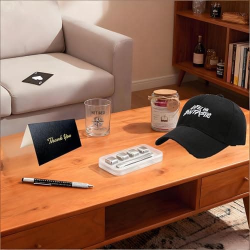 Retirement Gifts for Men 2026,12Pcs Birthday Gift for Dad,Happy Retired Gifts Basket for Father, Grandpa, Coworker, Teachers, Boss, Friends, Retirees. - Thumbnail 4