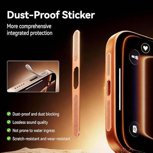 BJVVKW 4 Pack for 13 Plus/14 Plus plus screen protector 6.7Inch Tempered Glass Optional with Install Frame Sensor Protection, Dynamic Island Compatible, Case Friendly - Thumbnail 6