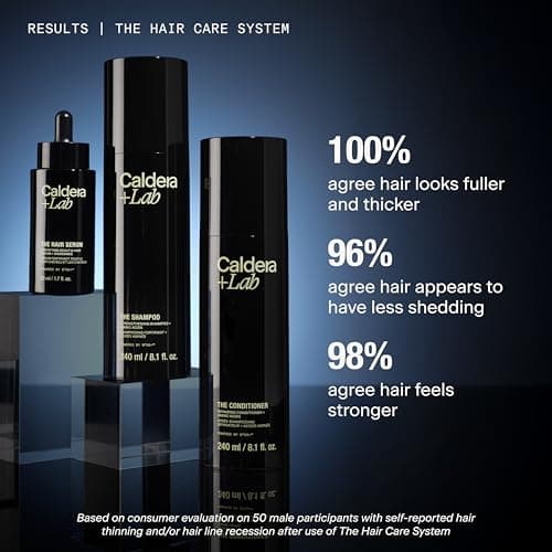 Caldera + Lab The Conditioner | Men’s Moisturizing Hair Conditioner, Hydrating & Nourishing for Soft, Shiny Hair, Dermatologically Tested - All Hair Types - Thumbnail 2