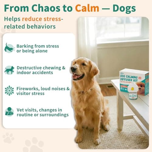 Pawith Dog Calming Diffuser with Pheromones – Calming Diffuser for Dogs, Helps Reduce Anxiety, Stress & Barking, Drug-Free Dog Pheromone Diffuser with 2 Refills - Thumbnail 3