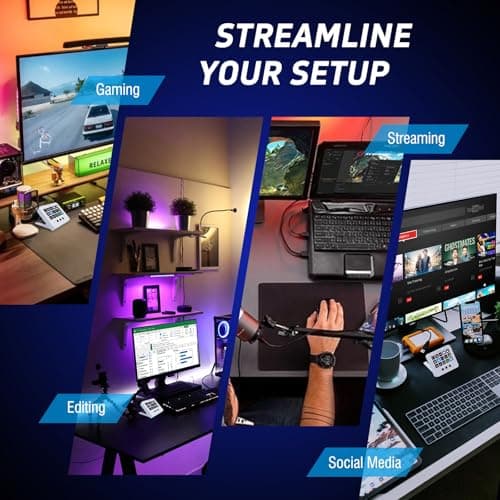 VSDINSIDE Macro Keypad, Stream Controller Deck Gaming Streaming Shortcut Keyboard, 18 Programmable Keys Customizable Visual AI Pad USB Soundboard for OBS, YouTube, Desk Office Setup, Laptop, PC, Mac - Thumbnail 6