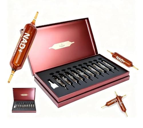 Perseek NAD+ 1200mg Liquid Supplement with Nicotinamide Riboside, PQQ & Grape Seed Extract for Cellular Vitality, Energy Metabolism & Antioxidant Support – 10 Liquid Vials - Image 1