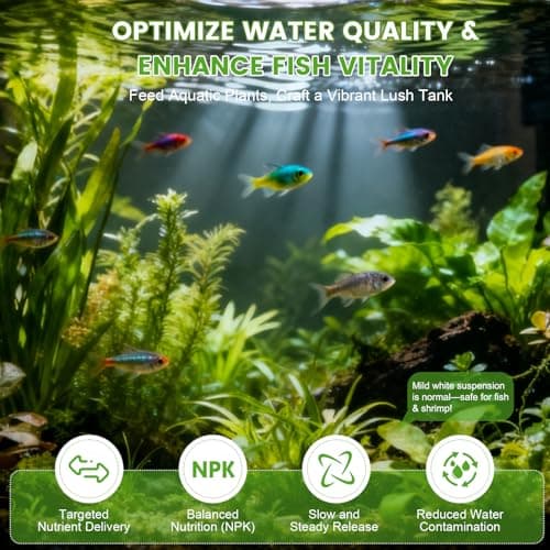 Maozyiltle Root Tabs, Aquarium Plant Fertilizer, Aquarium Water Care Tabs, 100 Tabs Aquarium Plant Food Safe for Fish and Shrimp, Aquatic Plant Fertilizer for Planted Aquarium Substrate (2 * 100) - Thumbnail 5