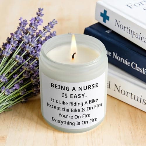 Nurse Gifts for Nurses, Nurses Week Gifts for Women Men Nurse Appreciation Gift for Practitioner Medical Assistant CNA RN LPN, Nursing School Student Graduation Gift for Her Him, Funny Birthday Candle - Thumbnail 6
