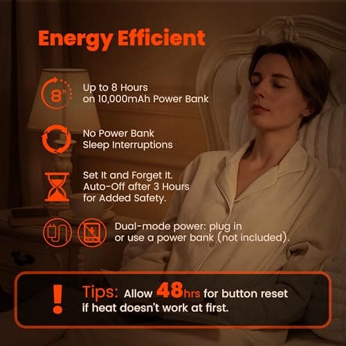 Amélie Home Heated Faux Fur Reading Pillow 3 Temperature Backrest for Sitting in Bed Support Cushion, USB-Powered(No Power Bank Included) Warming (113°F-131°F), 3H Auto Shutoff, Ivory, 18 Inches - Thumbnail 2