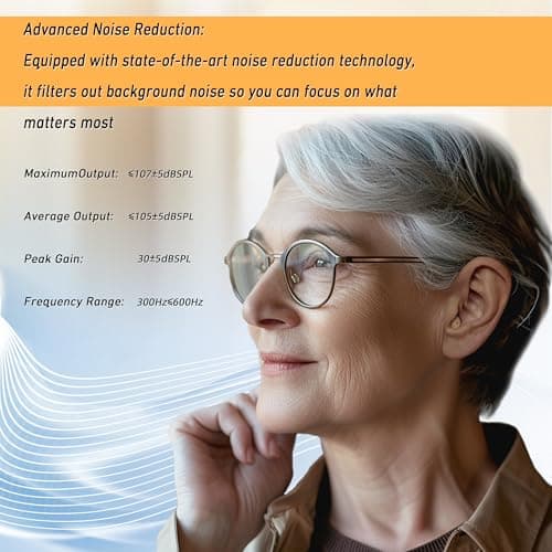 OTC Hearing Aids for Adults,CIC Digital 16-channel Hearing Aid for Seniors Nearly Invisible Rechargeable Hearing aids Mini with US Chip Noise Reduction Memory Function Affordable Backup Solution - Thumbnail 3