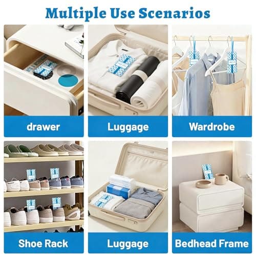 STRN Linen Scented Sachets for Drawer and Closet, Long-Lasting Sachets, 14 Packs for Home Fragrance, Small Space Air Freshener for Wardrobes - Thumbnail 5