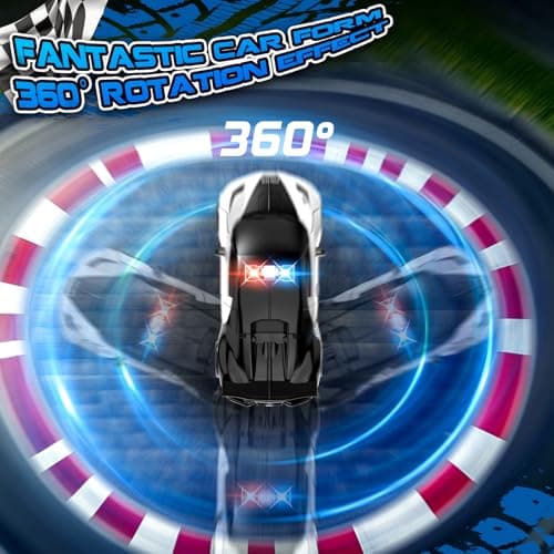 AONEPTR Remote Control Car, One-Click Becoming Robot Transforming Toys Car for Boys, Smooth Deformation, Demo Mode, 360° Rotation, Easy to Use, 2.4GHZ, LED Light, RC Cars for Christmas, Kids, White - Thumbnail 4