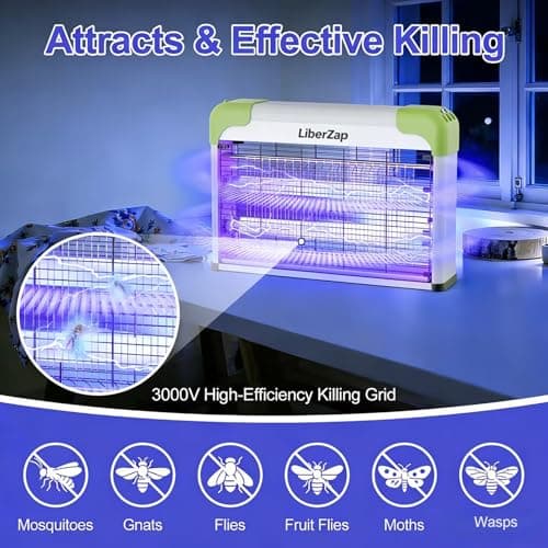 Electronic Bug Zapper Indoor 20W Mosquito Zapper,Electronic Fly Zapper,Insect Killer Indoor Mosquito Repellent,Bug Fly Catcher Killer - Thumbnail 6