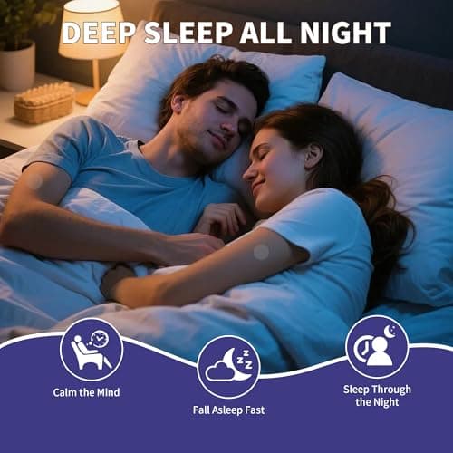 WLTHO 60ct Deep Sleep Patches for Adults - All Natural Sleep Patches Stickers with Valerian Root, Melatonin & Magnesium, 8-Hour Lasting, Non-GMO & Cruelty Free (Clear-60ct) - Thumbnail 4