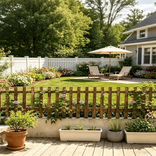 2 Pcs Wall Planter for Indoor Outdoor Plants - Wooden Wall Amounted Plant Holder for Hanging Pots, Vertical Pack Wood Garden Trellis for Climbing Plants Orchid Ivy Vine Rose Patio Home Decor, 47.24" - Thumbnail 5