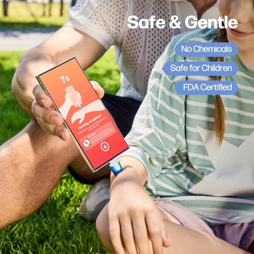 Veloqor Smartphone Powered Bug Bite Itch Relief, Battery-Free After Bite Insect Bite Treatment, Mosquito Bite Itch Relief, USB-C - Thumbnail 6
