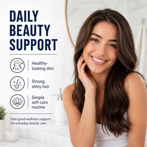 LEVADI GHK-Cu Copper Peptide Supplement for Skin & Hair, High Potency Copper Peptides, 120 Vegan Capsules, Supports Collagen & Skin Elasticity, Strengthens Hair & Nails - Thumbnail 2