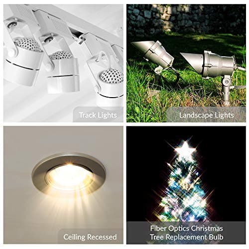 Simba Lighting 10 Watt 12 Volt MR11 Halogen Spotlight Bulbs (6 Pack) 2-Pin 110lm 30° Beam Angle for Accent, Track Light, and Fiber Optics, GU4 Bi-Pin Base, Glass Cover, Warm White 2700K Dimmable - Thumbnail 5