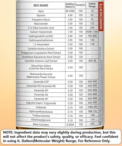 DEBAIY Vitamin C Facial Serum with Niacinamide Ceramide T5 Multi-Effect Anti-Aging Anti-Wrinkle (4.06fl.oz/120ml) - Thumbnail 2