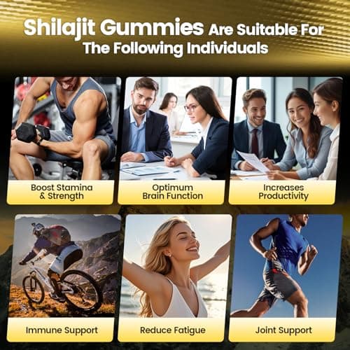 VivoNu Shilajit* Gummies,Pure Himalayan* micronutrient Supplement, Himalayan Premium Ingredient with Shilajit, Ashwagandha, Gokshura, Fulvic Acid & 85+ Trace Minerals I for Men & Women (4000MG/1 Bag) - Thumbnail 4