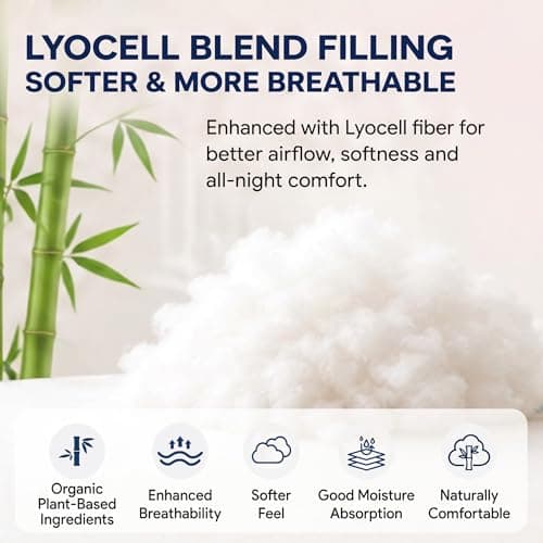 Cooling Comforter King Size, Bamboo Summer Cold Blanket for Hot Sleepers - Thumbnail 2