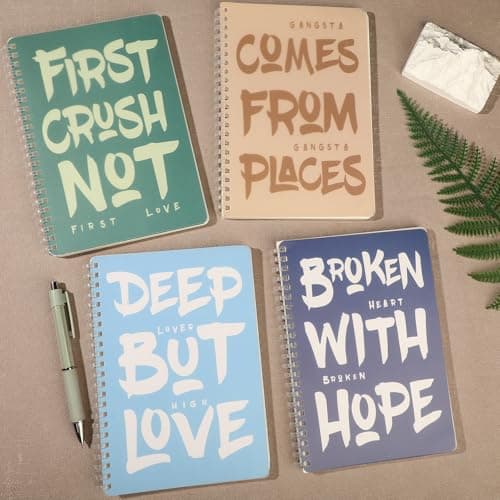 Niodel 4 Pack A5 Spiral Notebook for Note Taking, 6 X 8 inch Waterproof Softcover 80 Sheets/160 Pages Journals Writing Lined Notebooks Bulk for Study Back to School Office Work Personal Supplies - Thumbnail 6