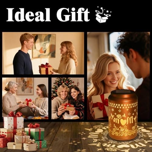 Gifts for Mom Grandma - Hummingbird Solar Lantern Outdoor Waterproof, Mother Day Gifts, Birthday Gifts for Women Hanging Solar Lights for Yard, Garden Decor - Thumbnail 6