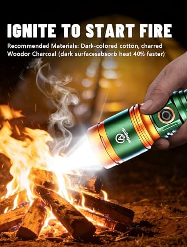 Rechargeable Flashlight High Lumens, Aluminum 5000Lumen Super Bright Flash Light, Zoomable Tactical Flashlight with Ignition Lens, Zoomable Focus, Waterproof, Powerful Flashlight for Home & Outdoors - Thumbnail 4