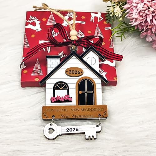 House Warming Gifts New Home, Housewarming Gifts for Women, Couple, Homeowners, House Gift Ideas - New Home Ornament 2026, First Home Ornament 2026 - Thumbnail 4