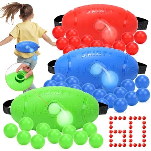 Skirfy Shaking Swing Balls Party Game,3 Pack Floor Game Party Favor Carnival Birthday Game for Kids Adult with 60 Balls, Outdoor Indoor Toys for Boys Girls, Easter Party Games Kids Toys - Image 1