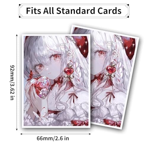 MTG Card Sleeves, Ultra Clear Front & Matte Finish Back, 100 Count Standard Size Matte Art Sleeve for Magic The Gathering (Flame) - Thumbnail 5