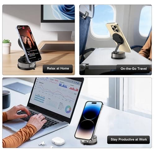 Car Phone Mount for MagSafe, 2-in-1 with Fragrance Diffuser - Thumbnail 6