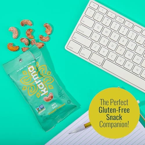 Karma Nuts Flavored Cashews Variety Pack (1.5 oz, Pack of 6) – Whole Roasted Cashews, Healthy Snacks for Adults - Gluten Free Vegan Snacks, Vegan, Non GMO - Flavored Nuts Low Carb - Thumbnail 4