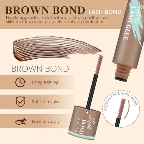 Lash Cluster Glue Lash Bond and Seal (Brown-10ML) - Thumbnail 3
