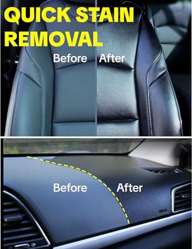 Car Interior Cleaner Spray, Multipurpose Leather Seat Cleaner Upholstery Car Cleaning Kit Auto Dashboard Vinyl Detailing Supplies Kit,Ocean Scent - Thumbnail 3