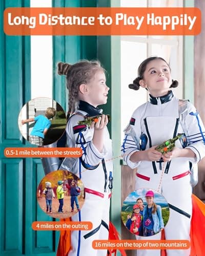 FAYOGOO 2 Pack Walkie Talkies for Kids Long Range 4 Miles,Kids Walkie Talkies with Flashlight, Christmas Birthday Toys Gifts Ideas Present for 3-12 Year Old Boys Girls (Green) - Thumbnail 4