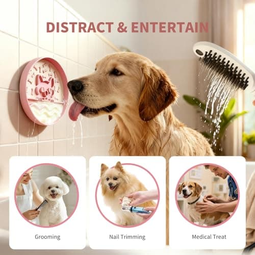 Zonopy Slow Feeder Dog Bowl with Non-Slip Base, Silicone Puzzle Dog Food Bowl with Unique Design, Slow Feeding Bowl for All Types of Dogs Cats, Interactive Slow Eating, Anti-Choking - Thumbnail 3
